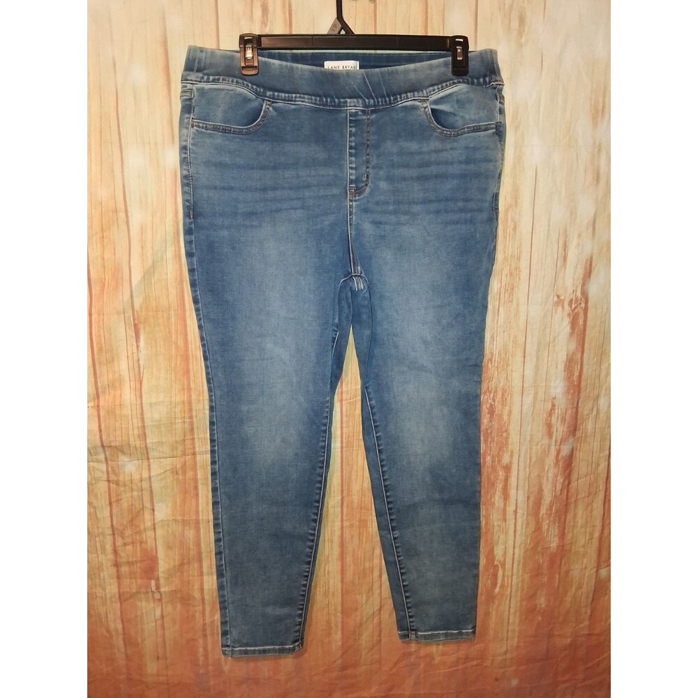 Lane Bryant Medium Denim Pull-on Jeggings Sz 18